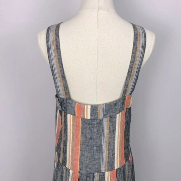 Joie Rosabel Halter 100% Linen Tiered Maxi Dress size medium - Picture 10 of 16